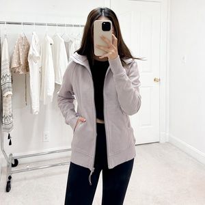 Lululemon Scuba Hoodie Jacket in Lilac Purple